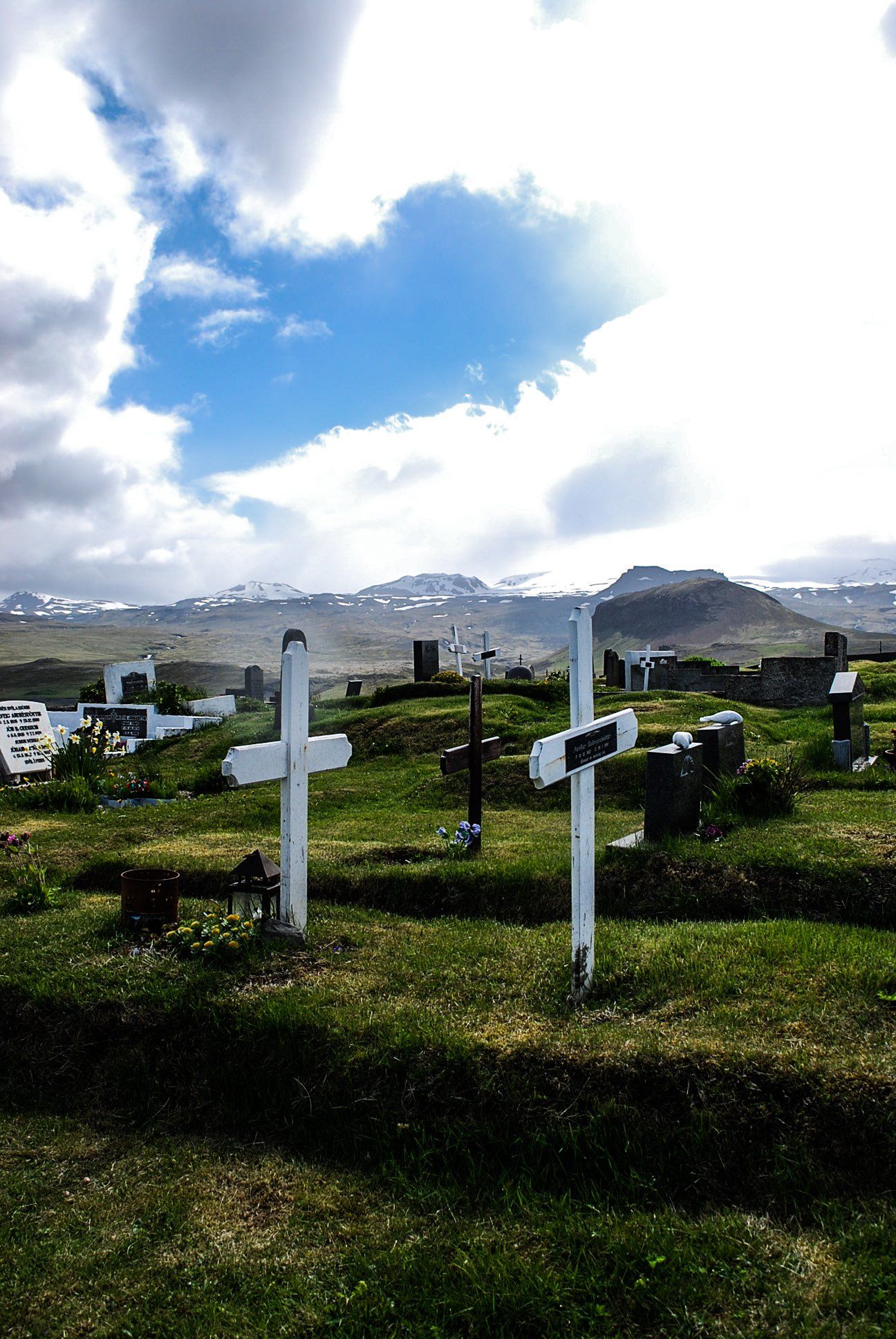 Cimetière en Islande