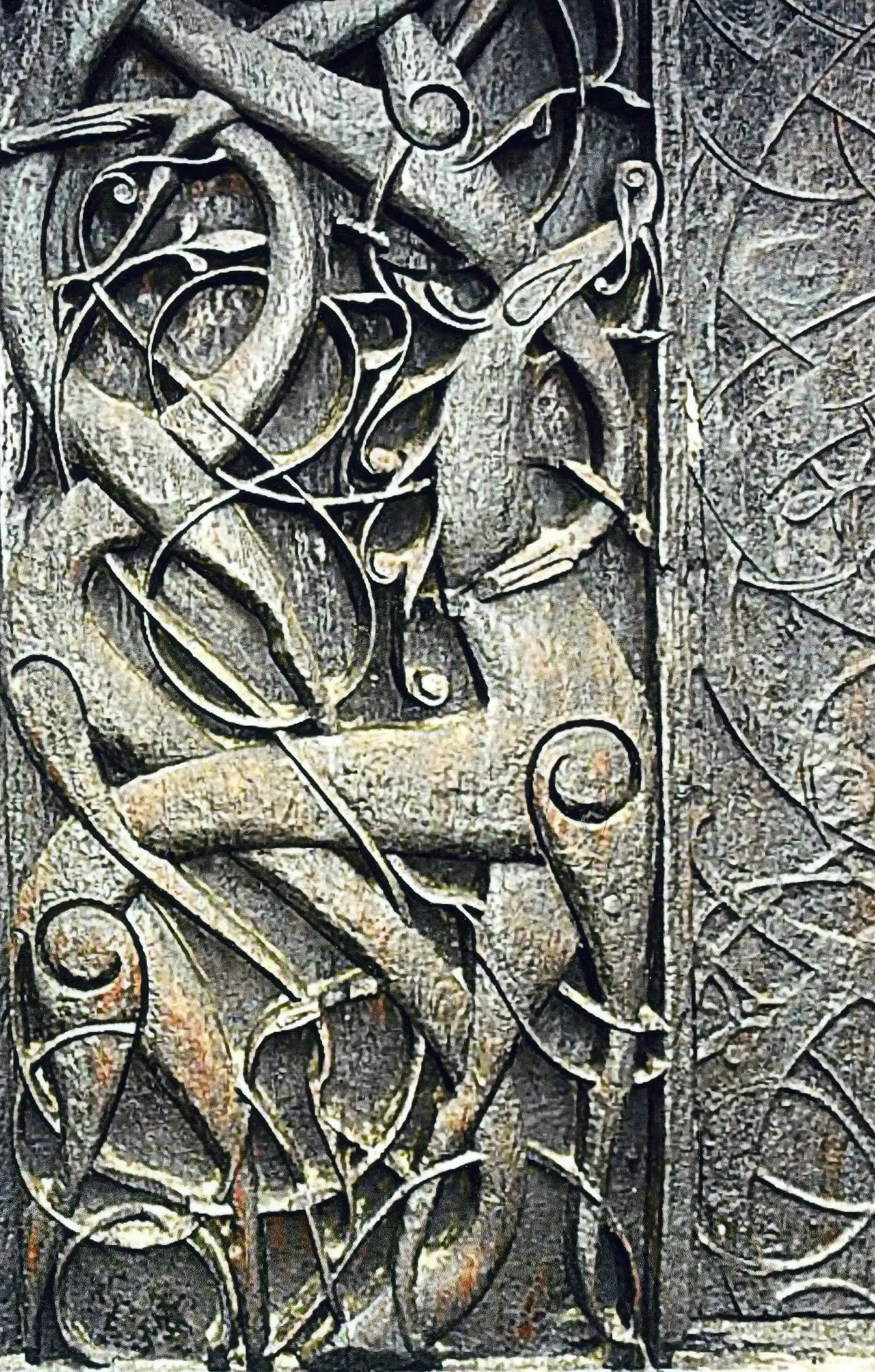 Porte de la Stavkirke d'Urnes - Ragnarok