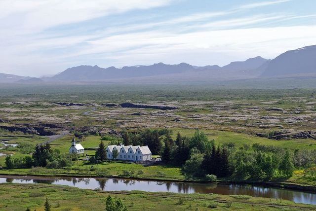 L'église de Þingvellir Islande