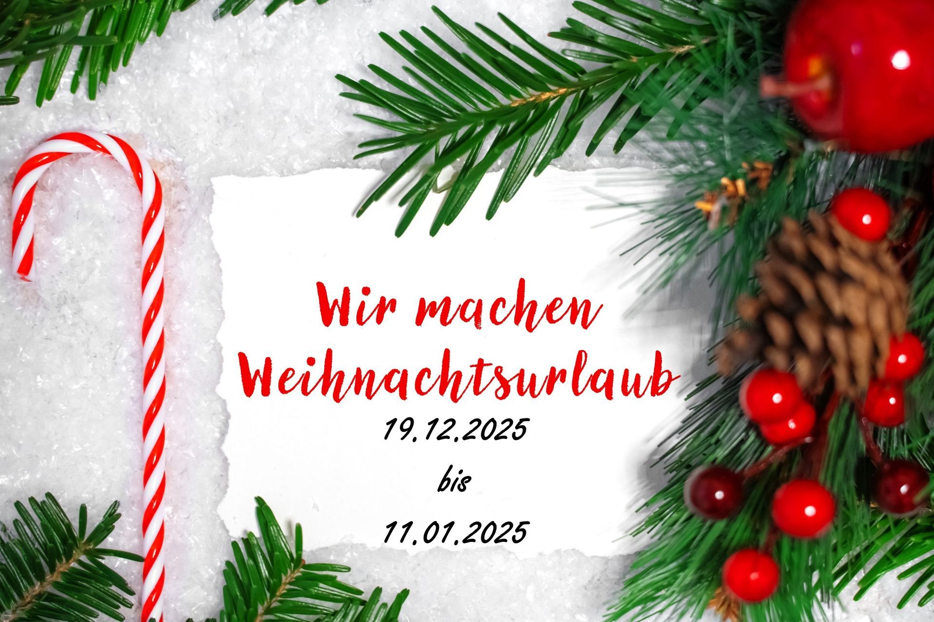 Letzte Annahme für 2025 - 10.12.2025