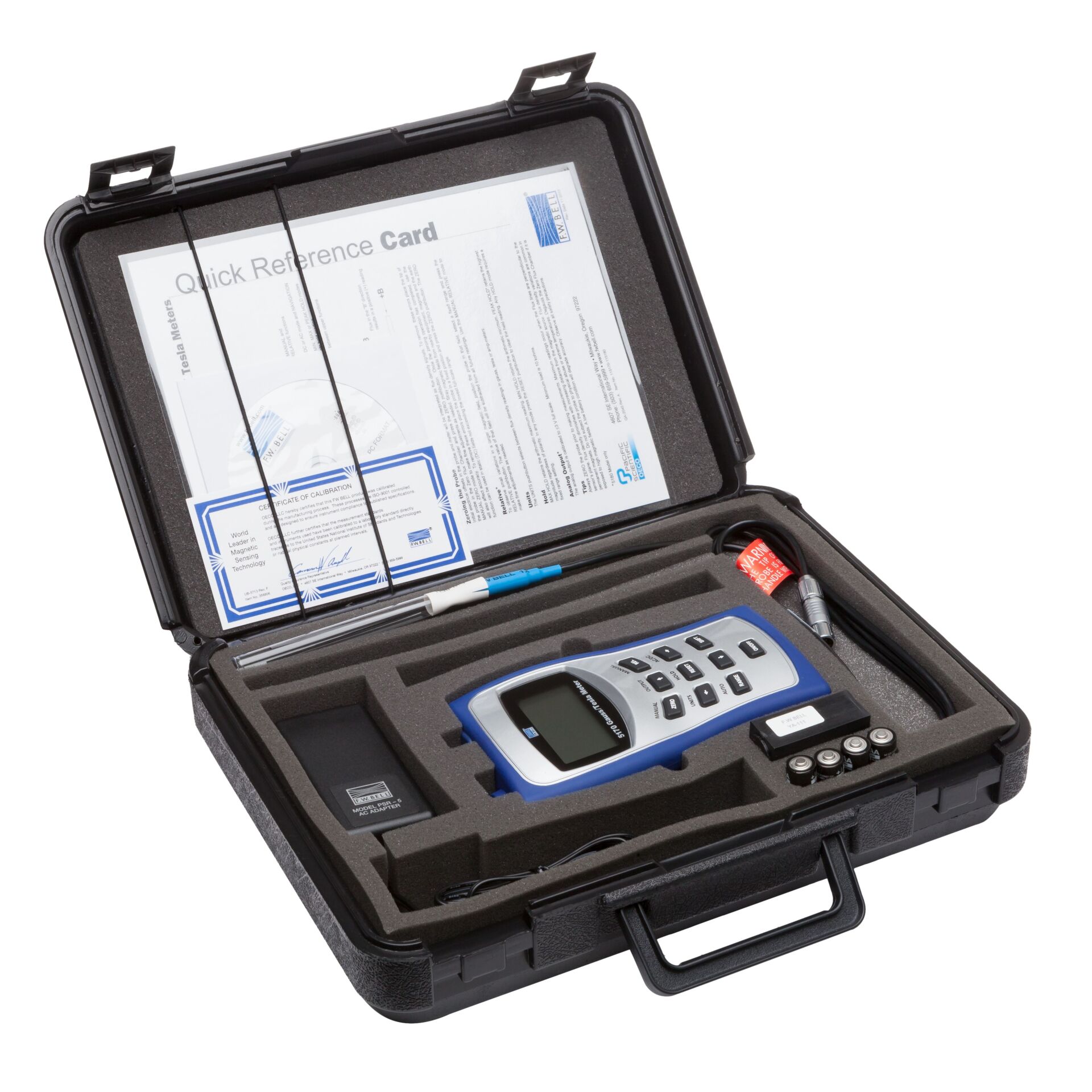 Gaussmeter Serie GM 5170 von F.W.Bell als Kofferset.