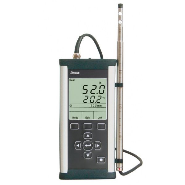 Das SwemaAir 5 Windmesser ist ein Anemometer für Luftgeschwindigkeit, Luftstrom und Temperatur.