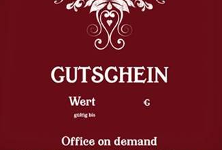 Office on the Spot Iris Weinig ~ Geschenkgutscheine