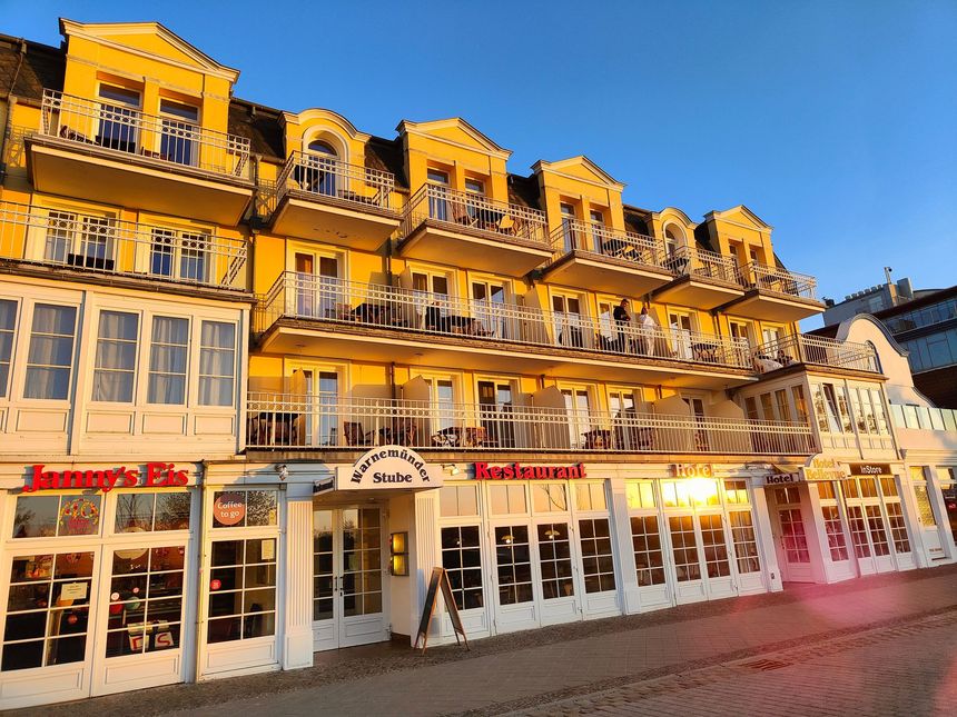 Hotel Bellevue Warnemünde Zimmer mit Meerblick