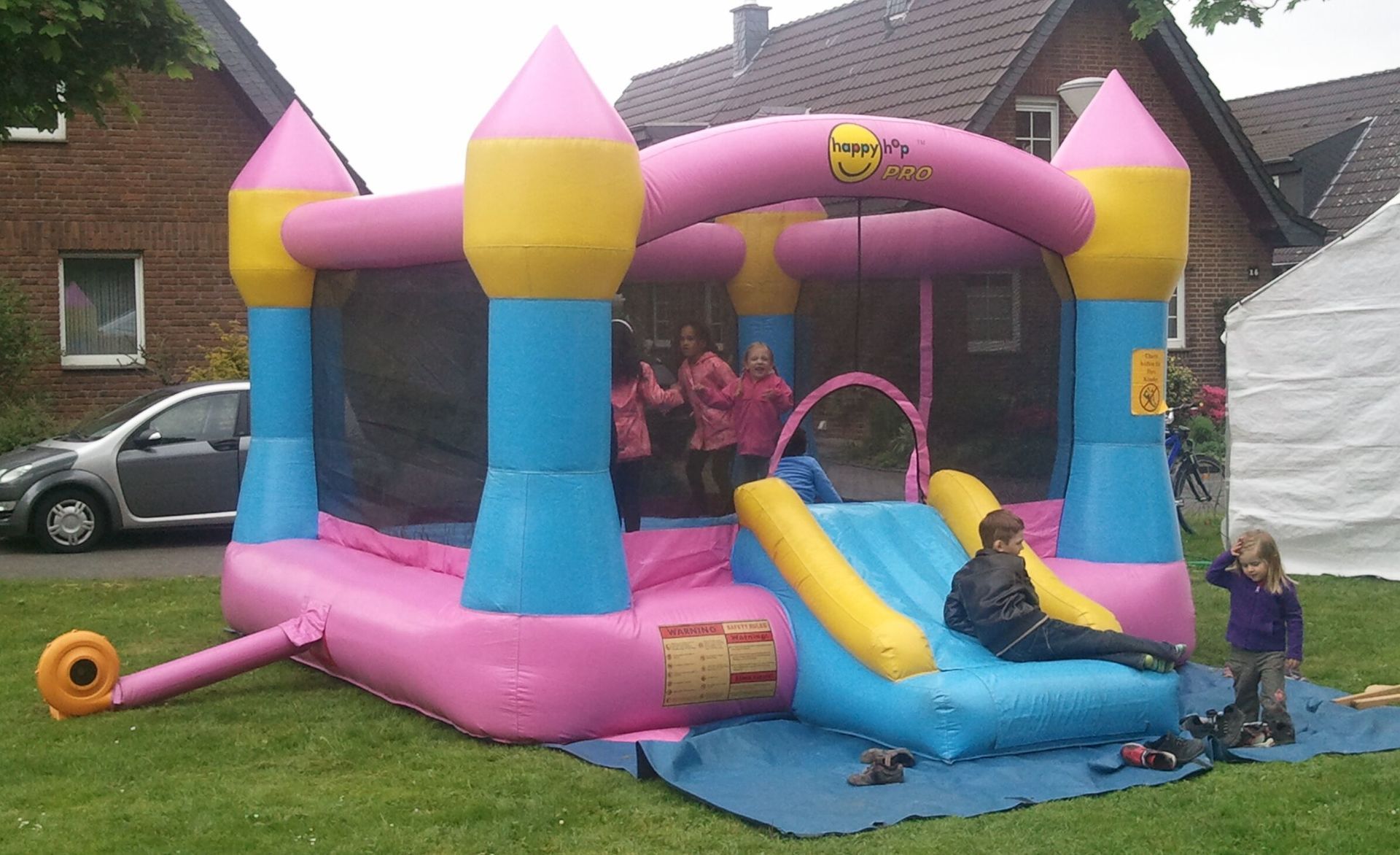 Hüpfburg Schloß Pro 4x4m