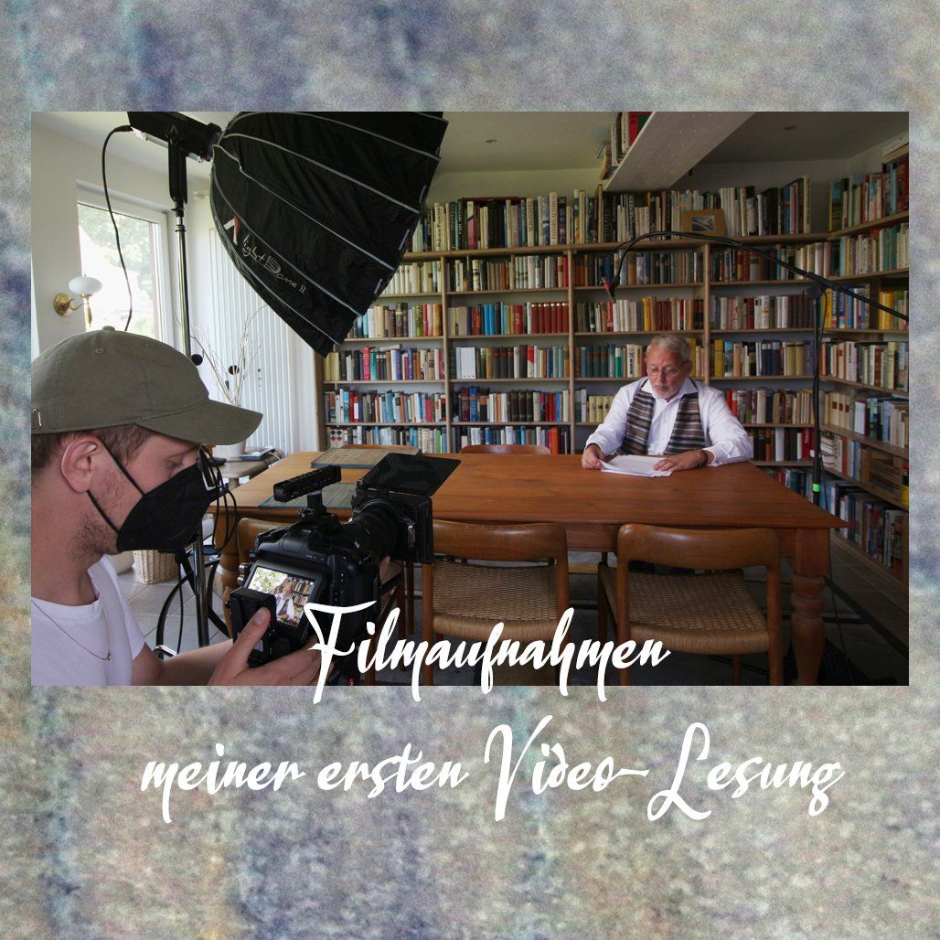 Ben Weu bei der Aufnahme meiner Video-Lesung für YouTube (Foto: Beate Gerlach) Ben Weu bei der Aufnahme meiner Video-Lesung für YouTube (Foto: Beate Gerlach)