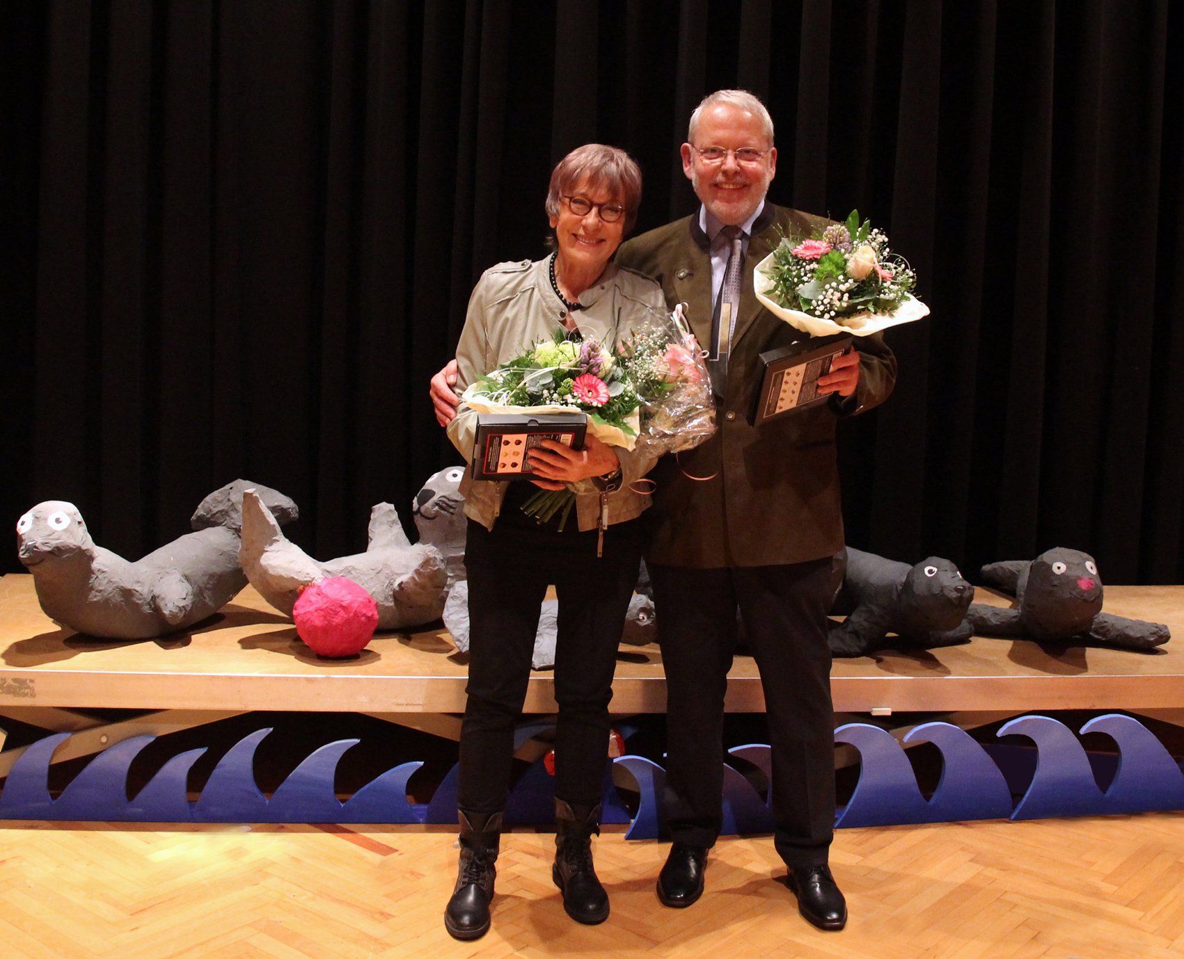 © Wolfgang Gerlach Gisa Pauly zu Besuch am Gymnasium Petrinum, Recklinghausen