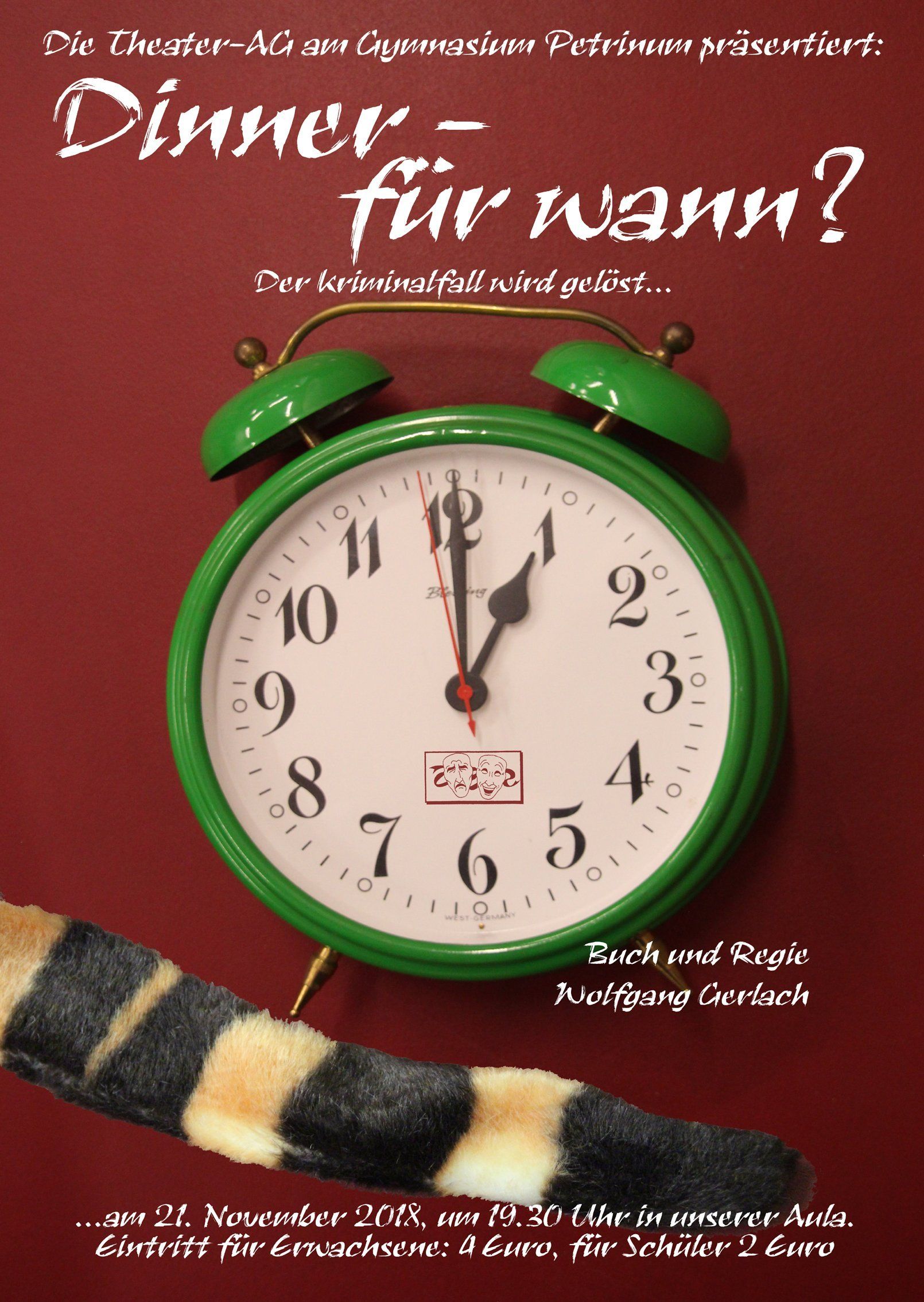 Deutschland-Premiere am Gymnasium Petrinum, Herzogswall 29, 45657 Recklinghausen Plakat zu