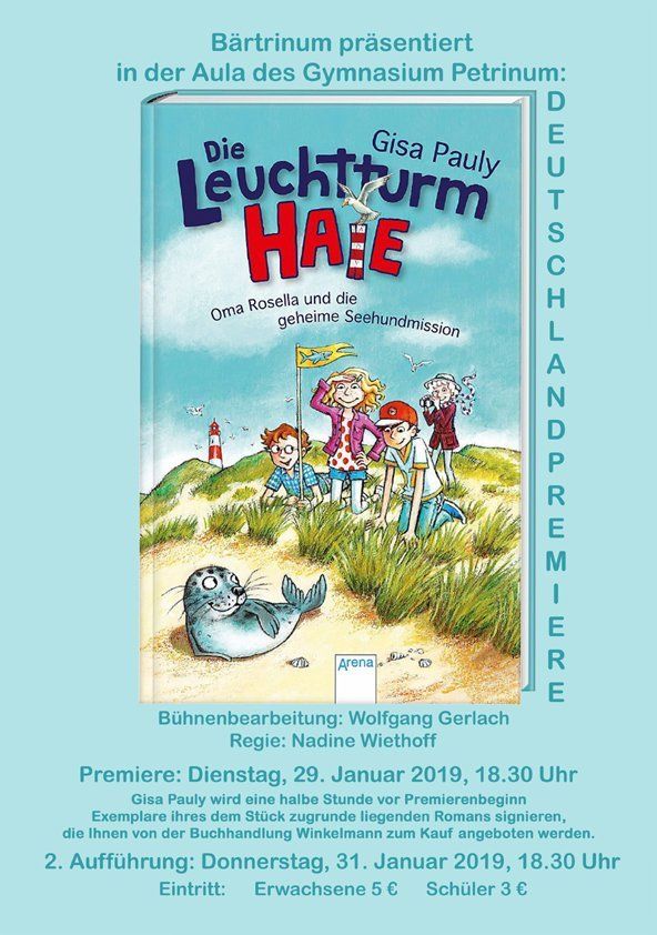Deutschland-Premiere am Gymnasium Petrinum, Herzogswall 29, 45657 Recklinghausen Plakat zu