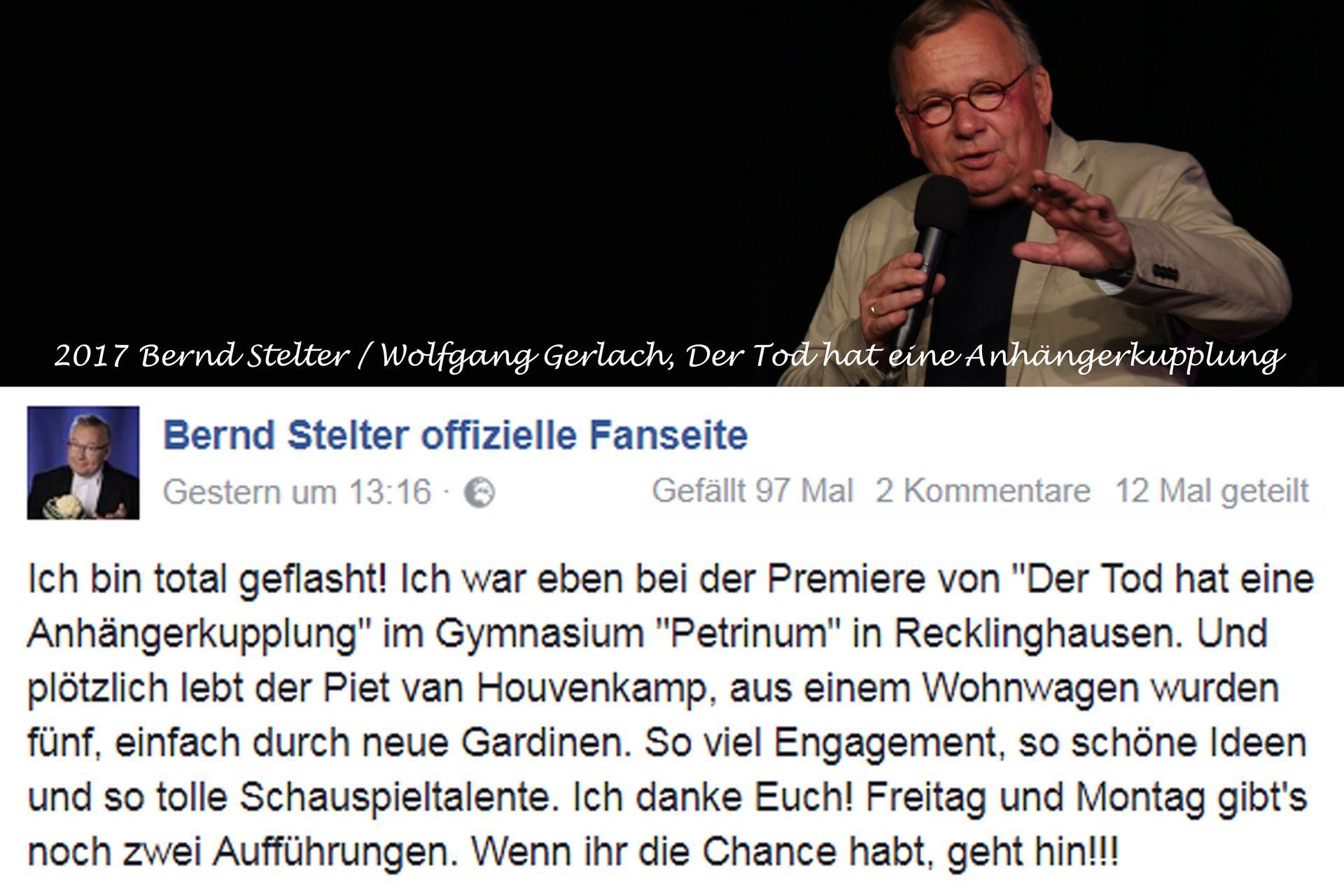 Bernd Stelters zeigt sich begeistert.