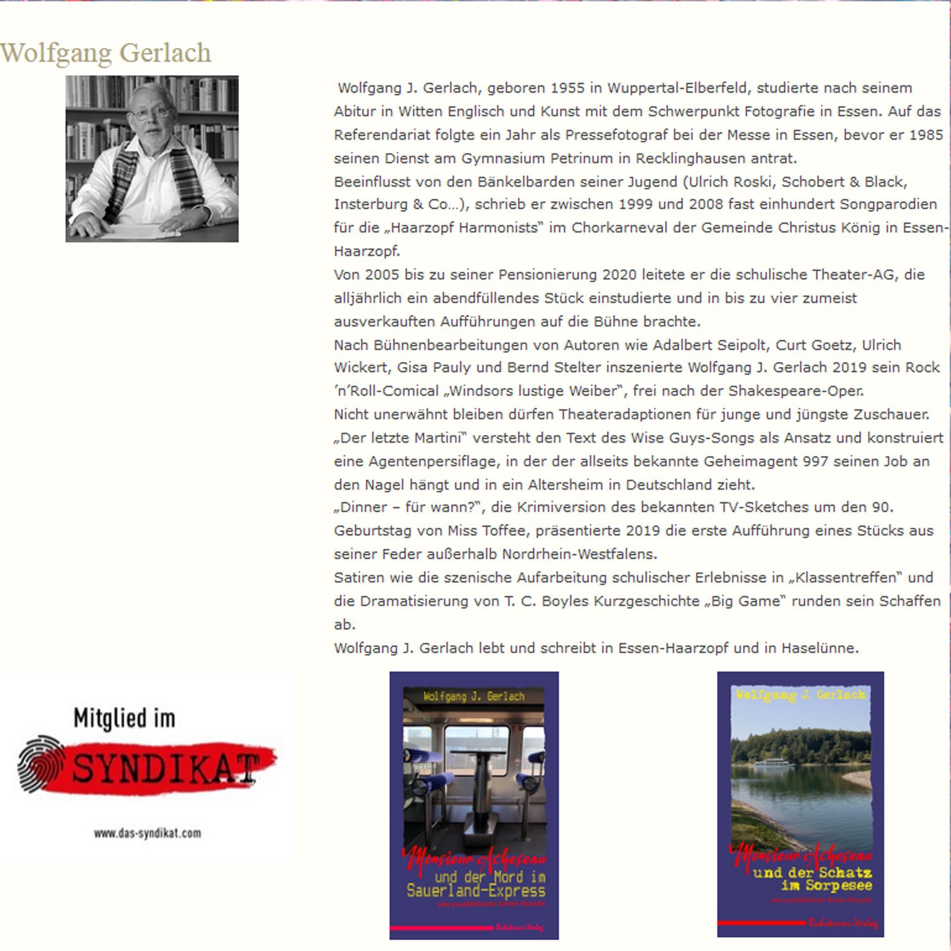 meine Ruhrkrimi-Seite