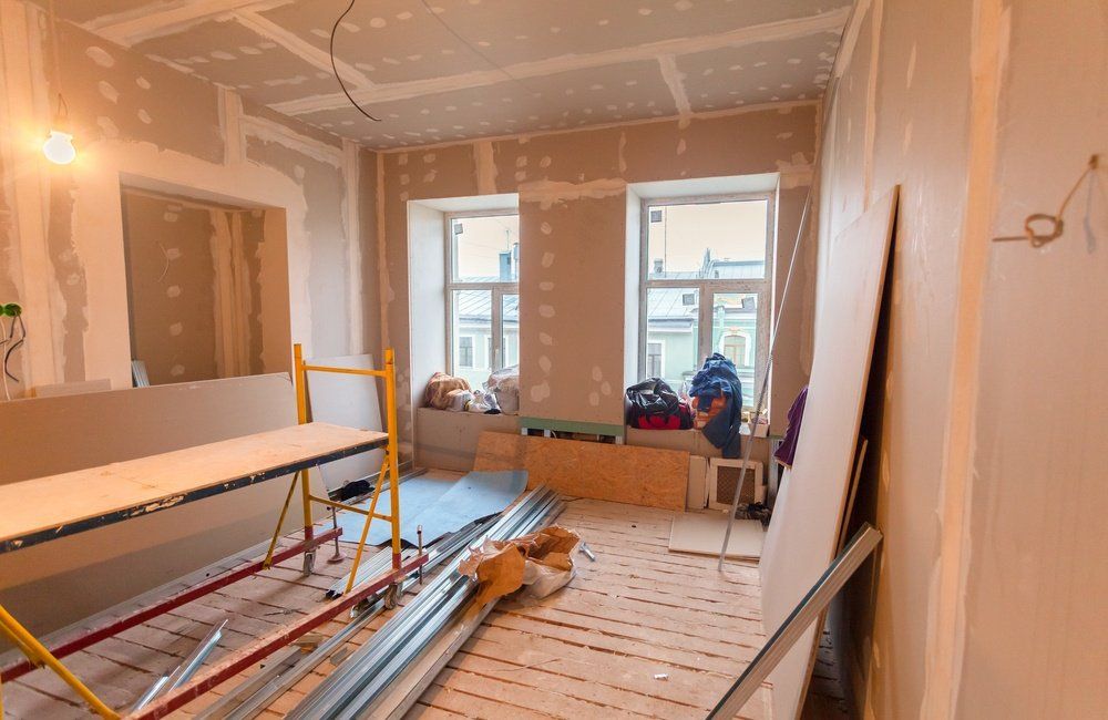 Services360 employees carrying out a construction job in residential setting