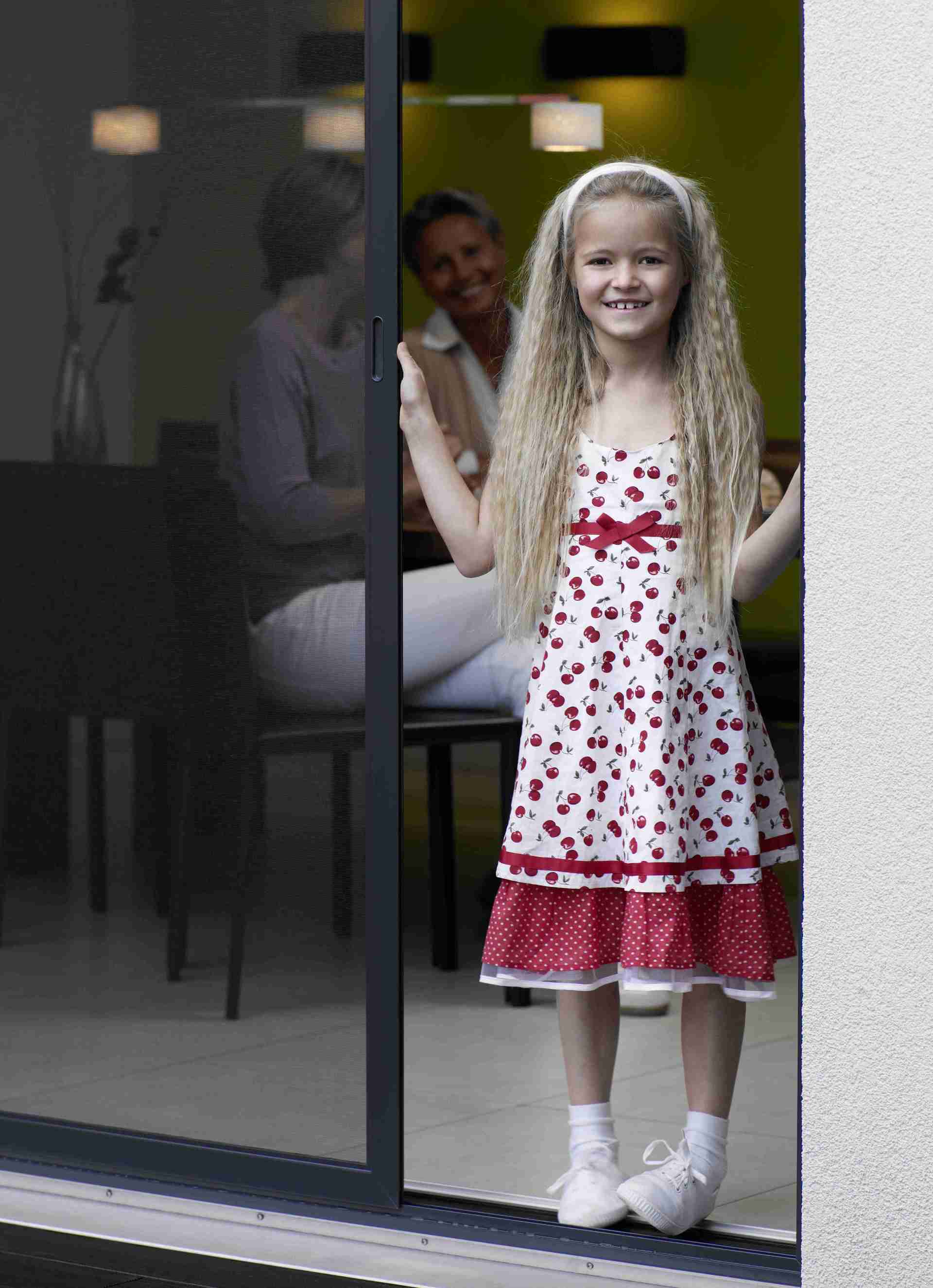 Insektenschutztüre, Fliegengitter für Türen, Schiebeanlage