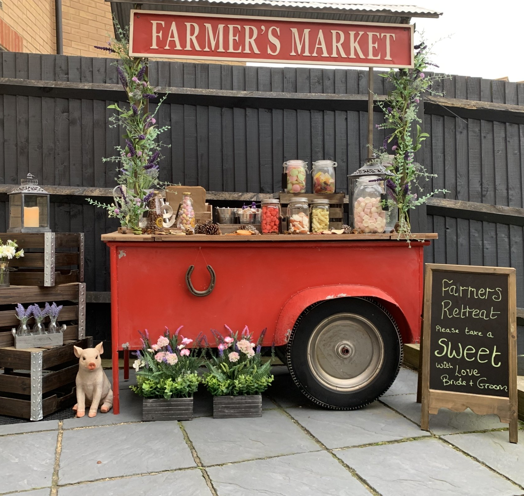Farmers Market Sweet Cart