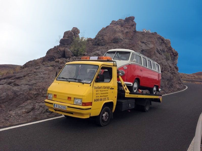 Bergen und Abschleppen auf Gran Canaria