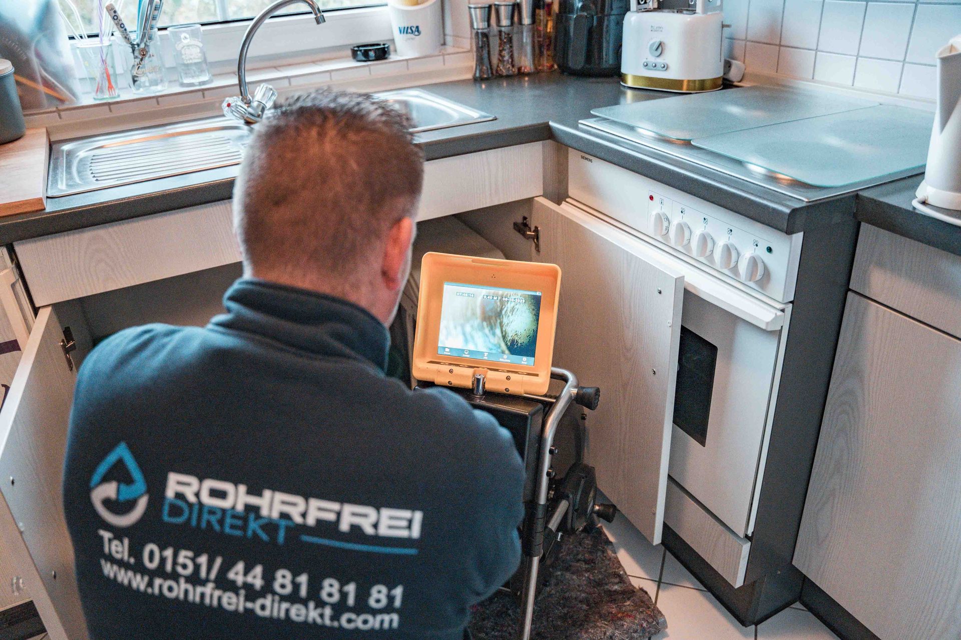 Abflussverstopfung in der Küche in Büschelskamp Rohrreinigung in Scheeßel/Büschelskamp