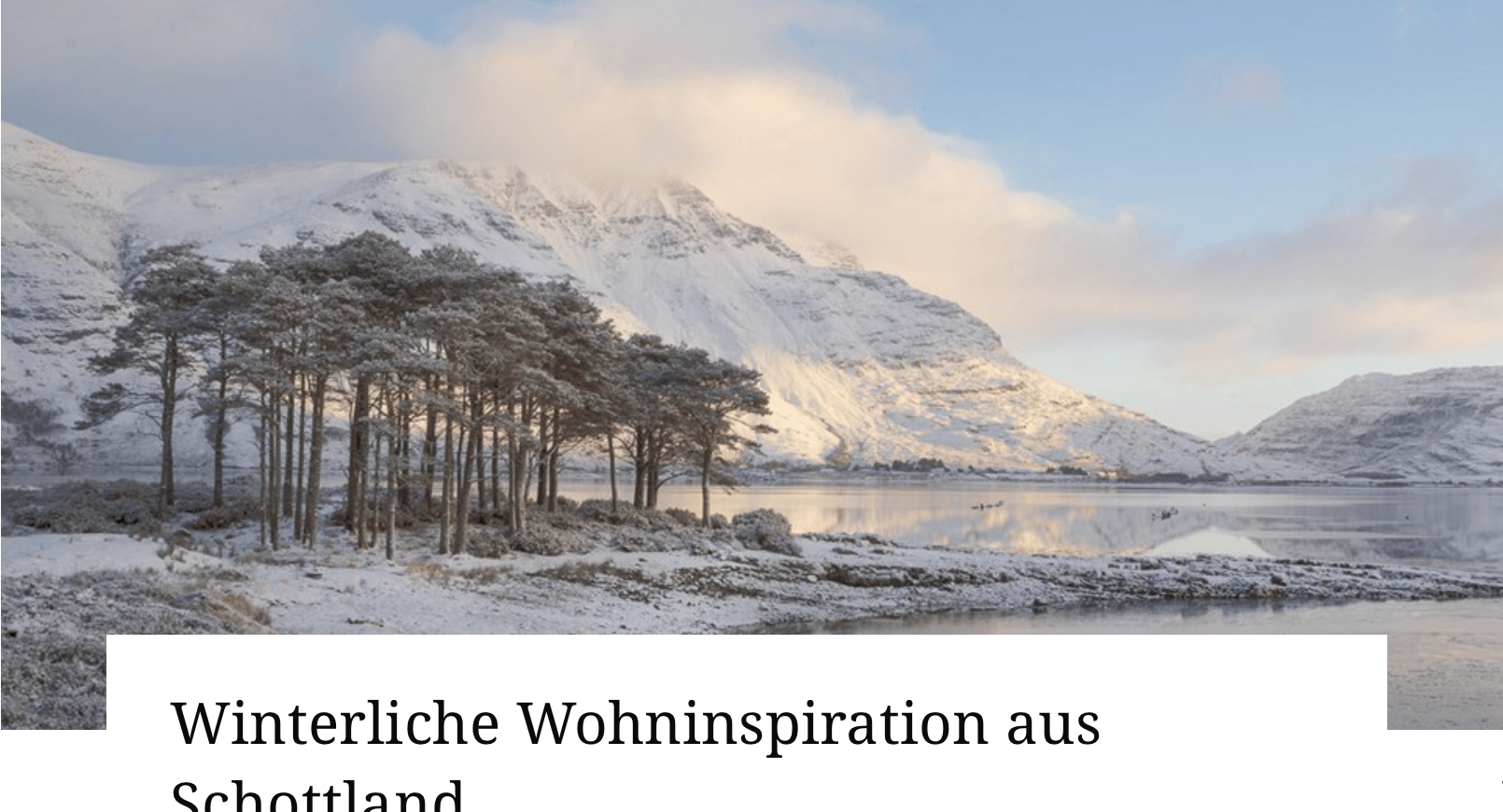 Magazin archiproducts, Sabine Schweigert, Interior Design, Privathaus in Schottland, Zeitraum Möbel