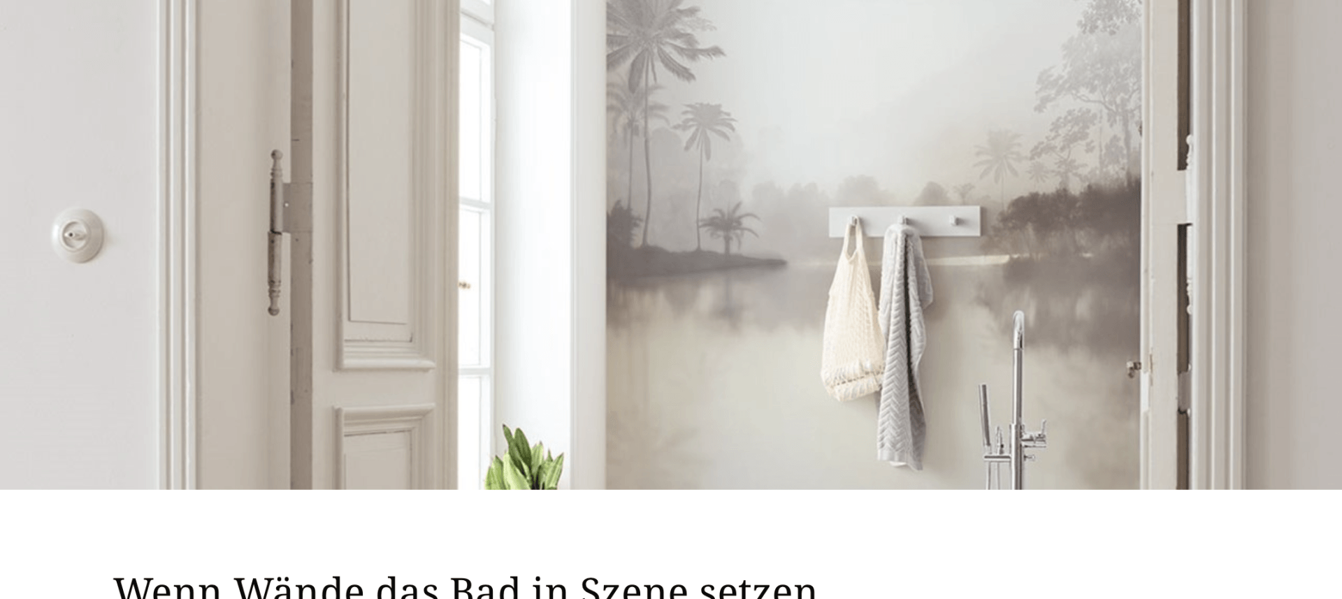 Magazin archiproducts.com, Sabine Schweigert, Interior Design, Bad, Badezimmer, Tapeten, Ideen