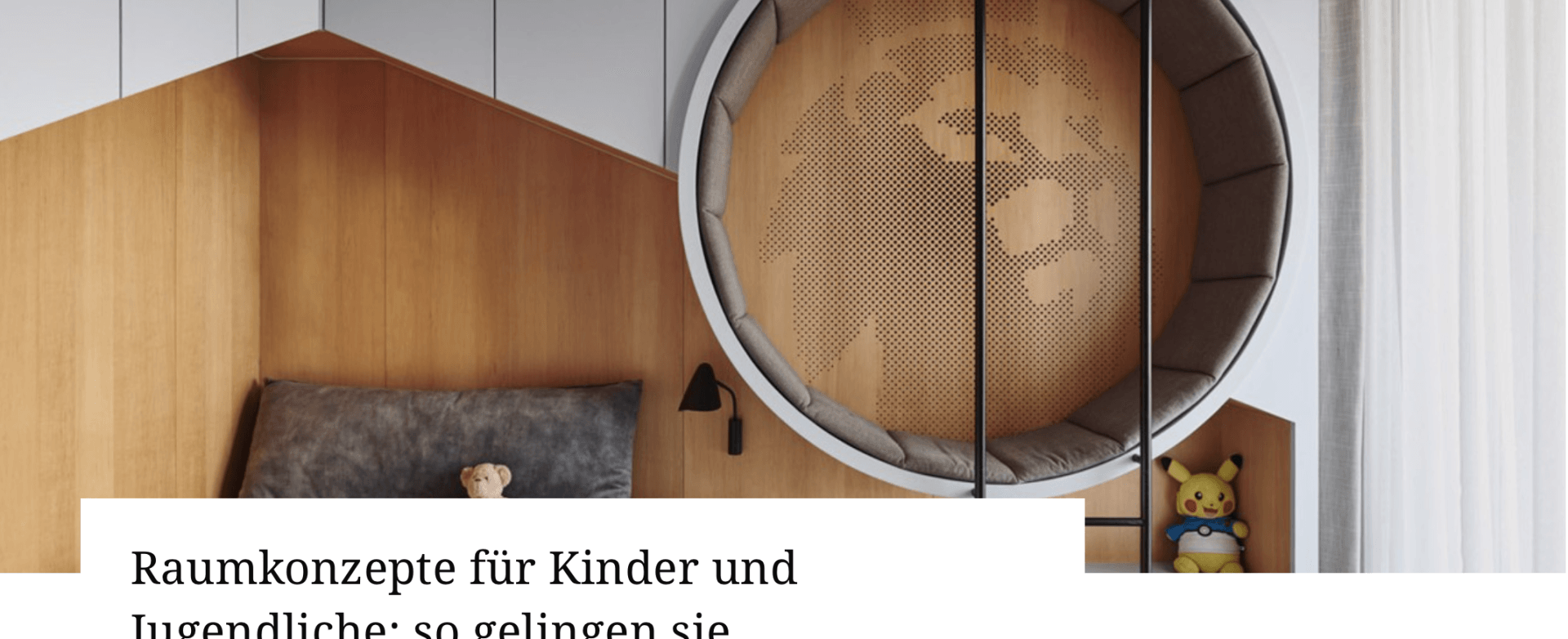 archiproducts.com Magazin, Interior, Innenarchitektur, Kinderzimmer, Sabine Schweigert