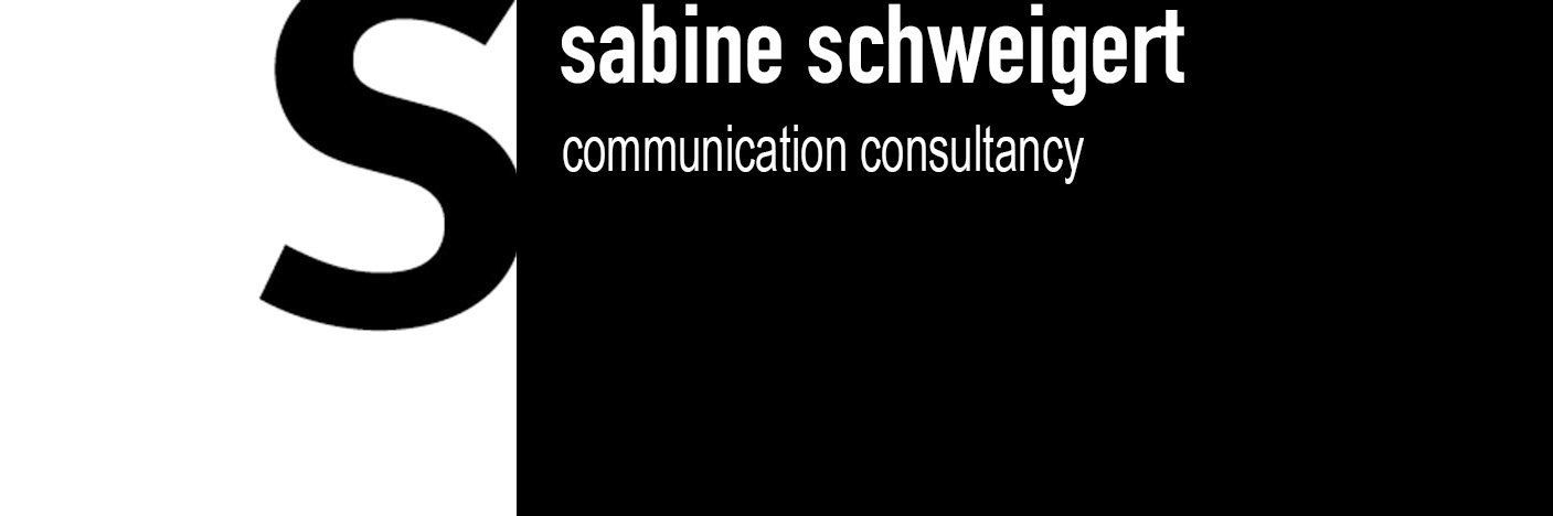 Logo Sabine Schweigert Sabine Schweigert communication consultancy, PR, Mediarelations, Fotografie, Logo