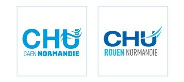 Logo des CHU de Caen et Rouen