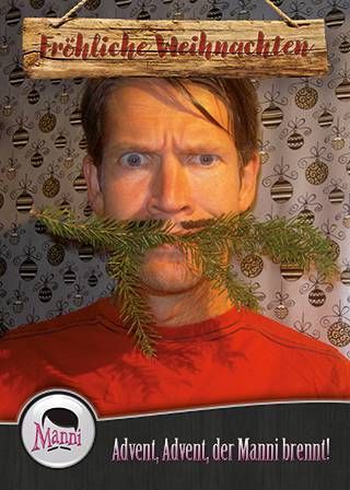 Werbebild Veranstaltung Advent Advent der Manni brennt