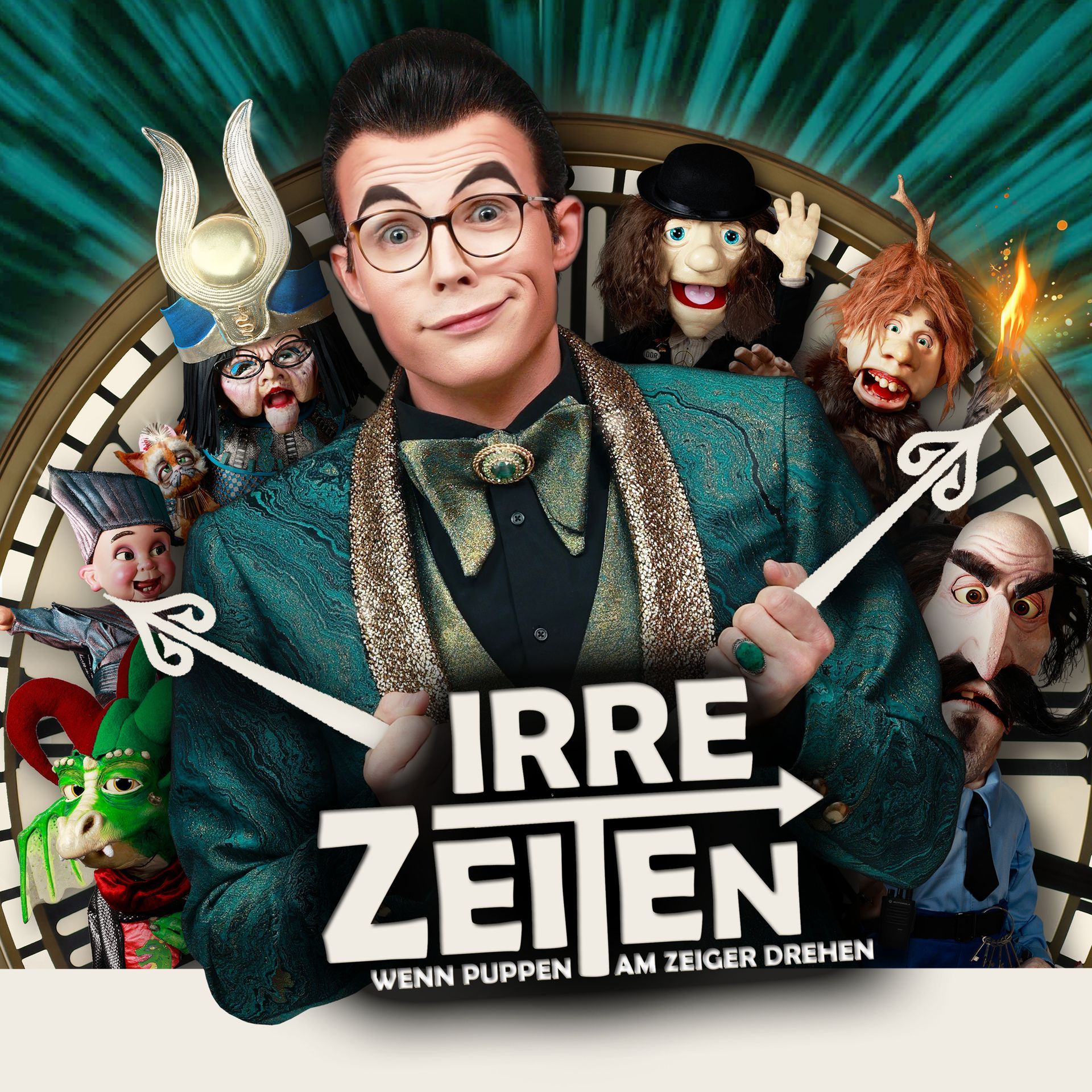 Roy Reinker´s neue Show: Irre Zeiten, wenn Puppen am Zeiger drehen