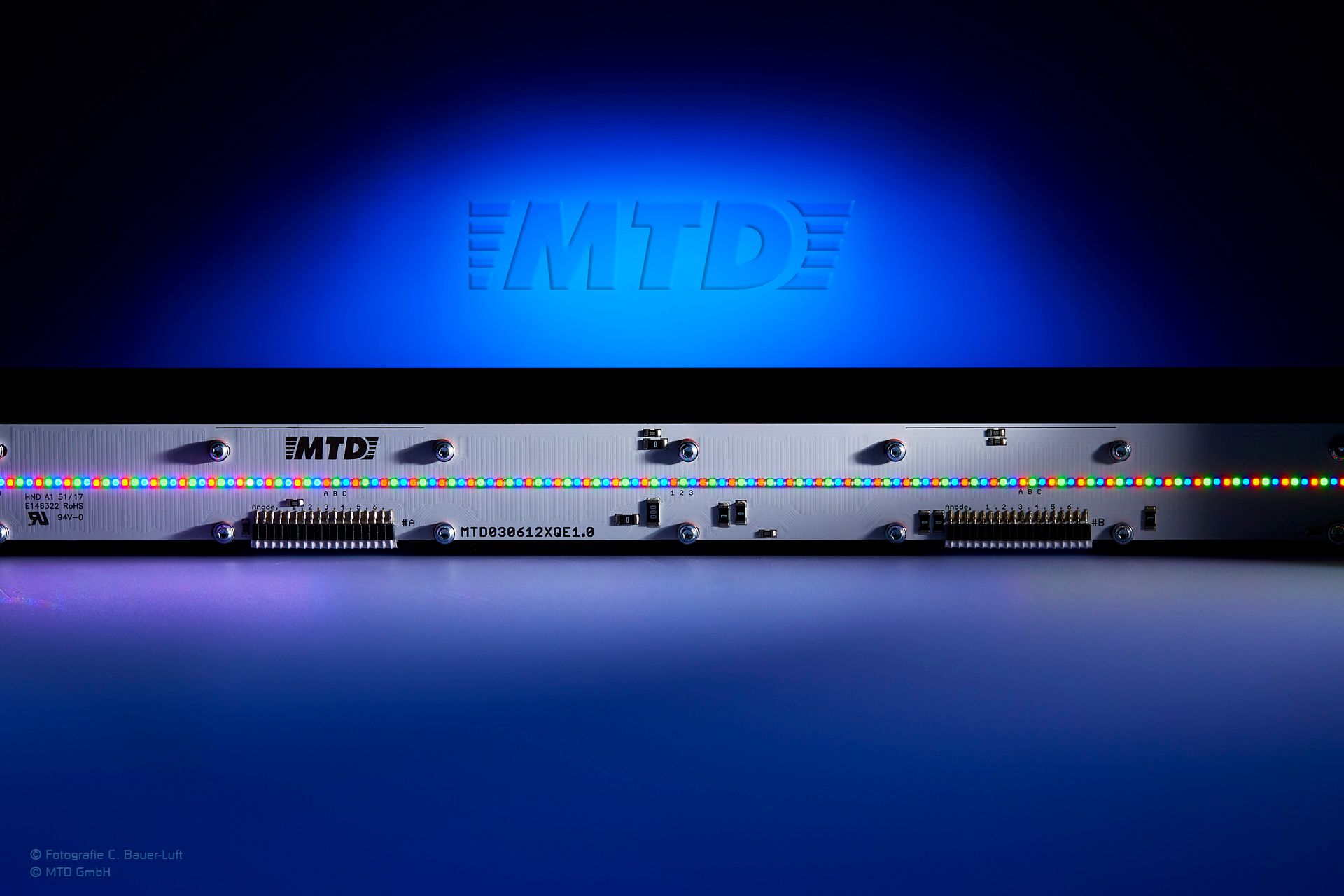 Technische Fotografie, Industrie Linienleuchte für MTD GmbH, Cornelia Bauer-Luft Fotografie + Mediengestaltung