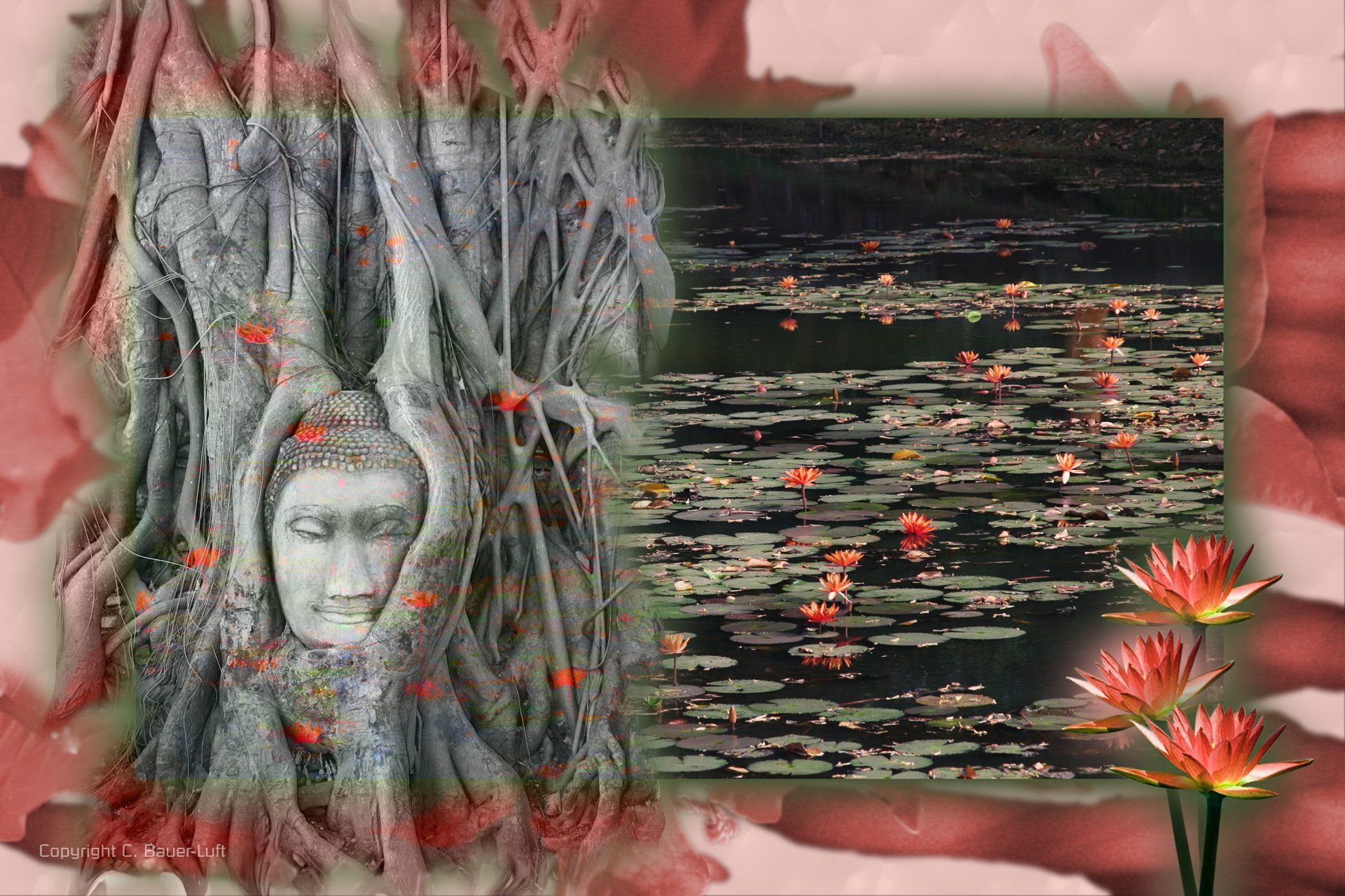 Photoshop Collage - Asia Impressionen