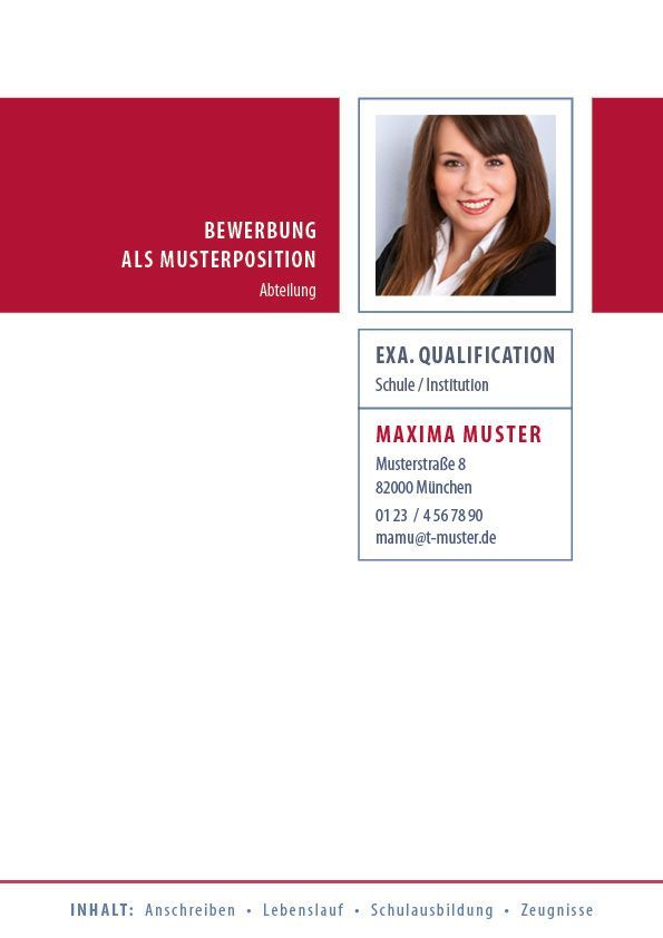 Bewerbungsbilder, Bewerbungslayout, Cornelia Bauer-Luft, Fotografie + Mediengestaltung