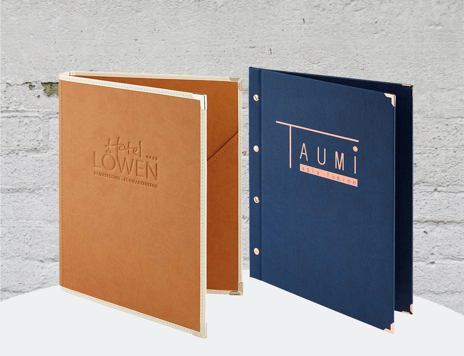 speisekarten aus weichleder elbcards