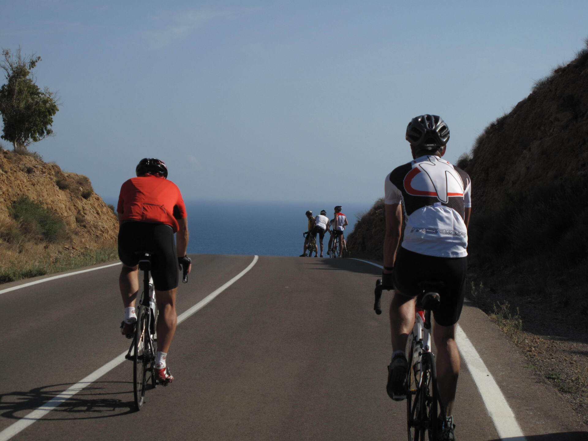 Cabo de Gata Mirador de la Amatista Rodalquilar Almeria Rennrad racebike bicicleta de carretera Almeria Bike Tours