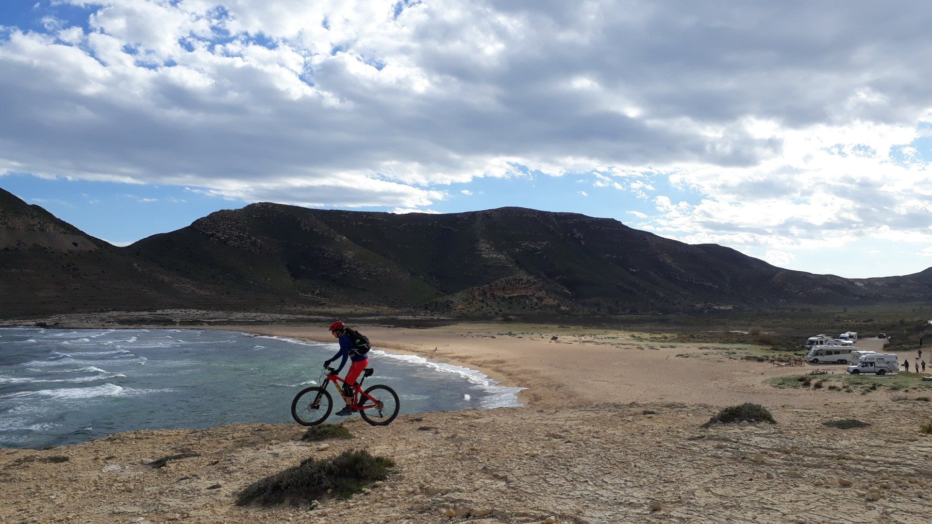 Cabo de Gata  Mountainbike El Playazo  Almeria Bike Tours