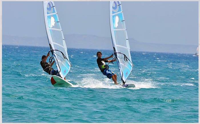 Kreta, Palekastro Windsurfrevier Kreta, Palekastro.