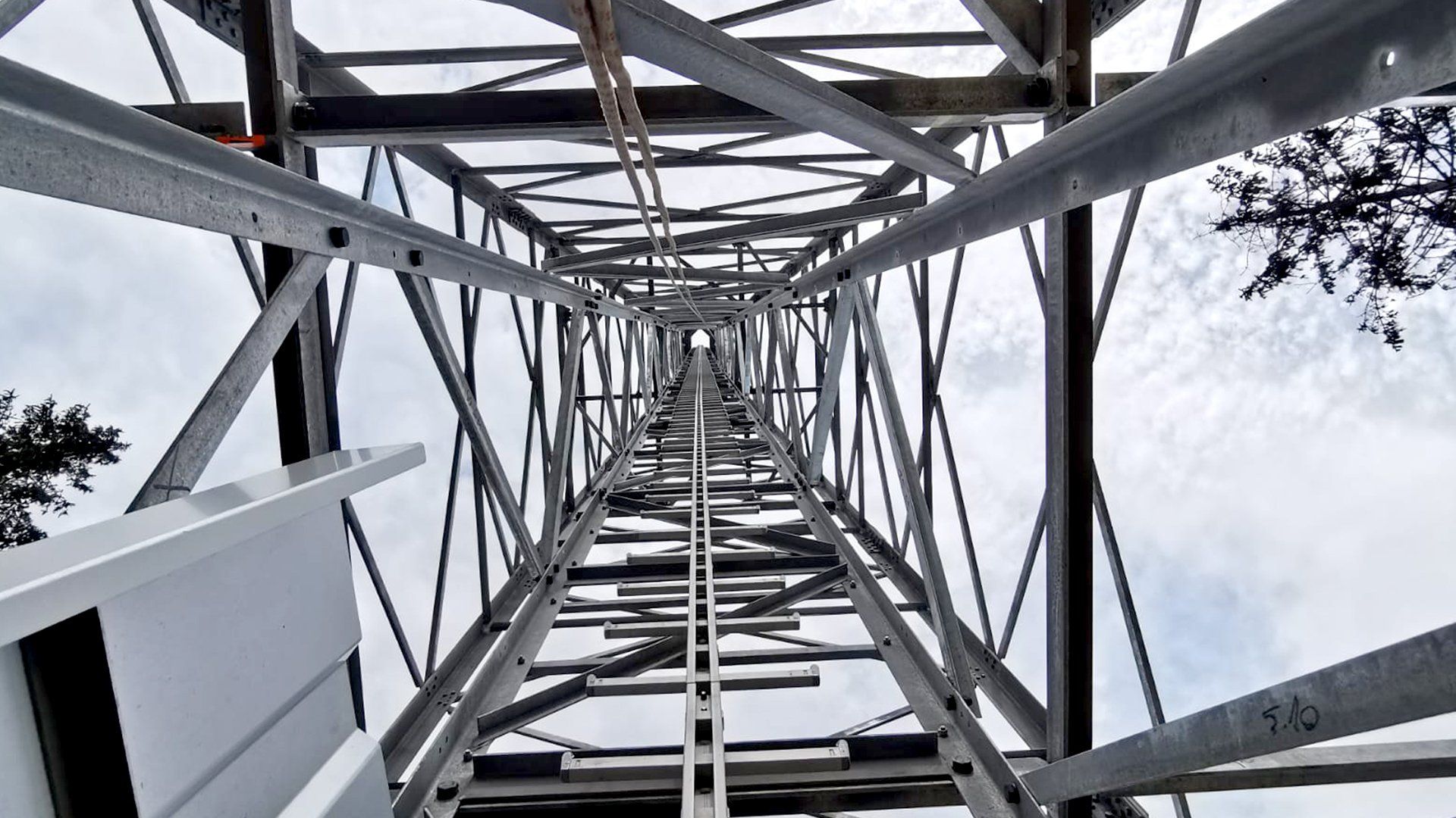 Bild eines Gittermastes