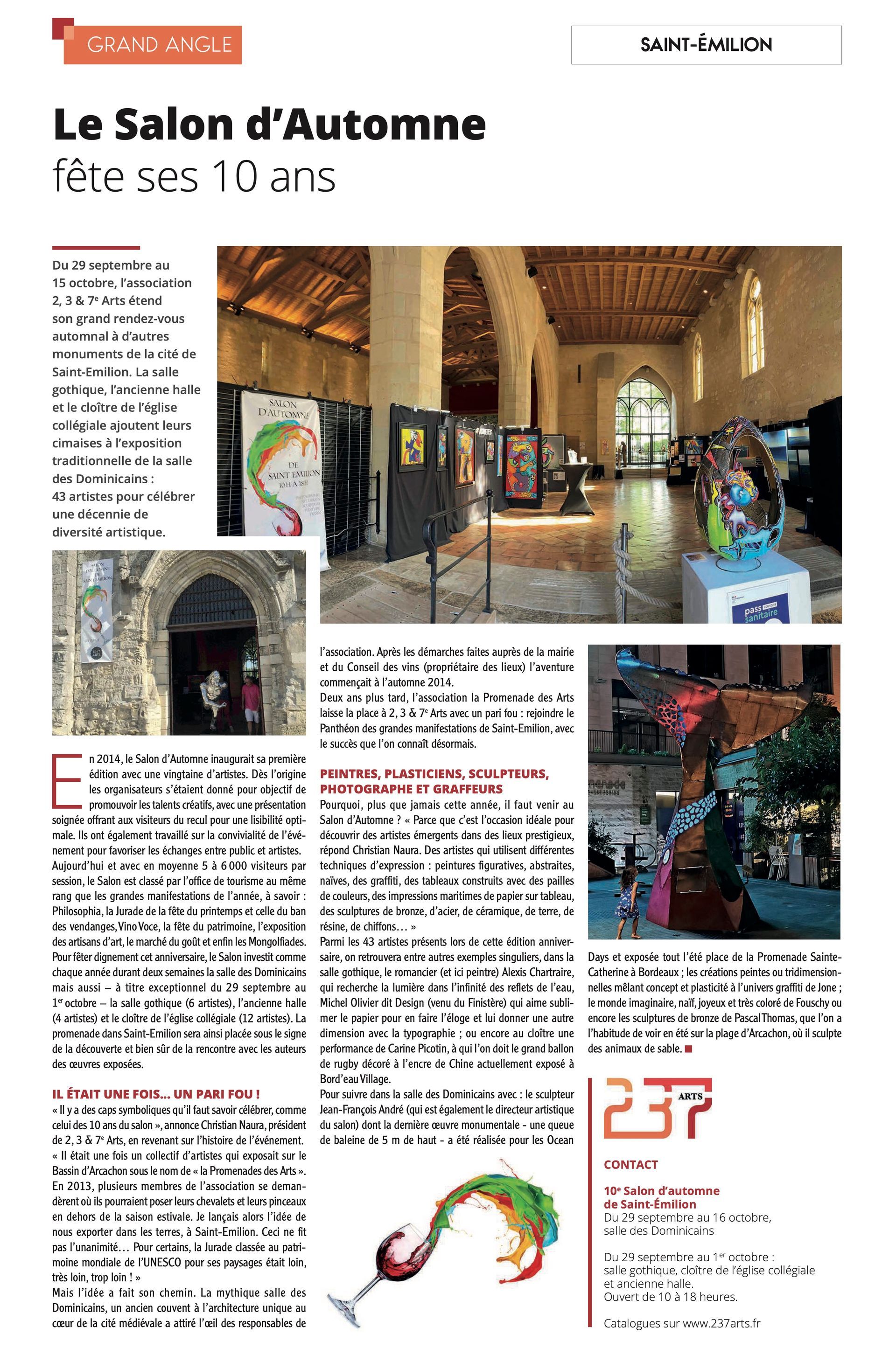 Publication Sud-Ouest du 29/10/2023
