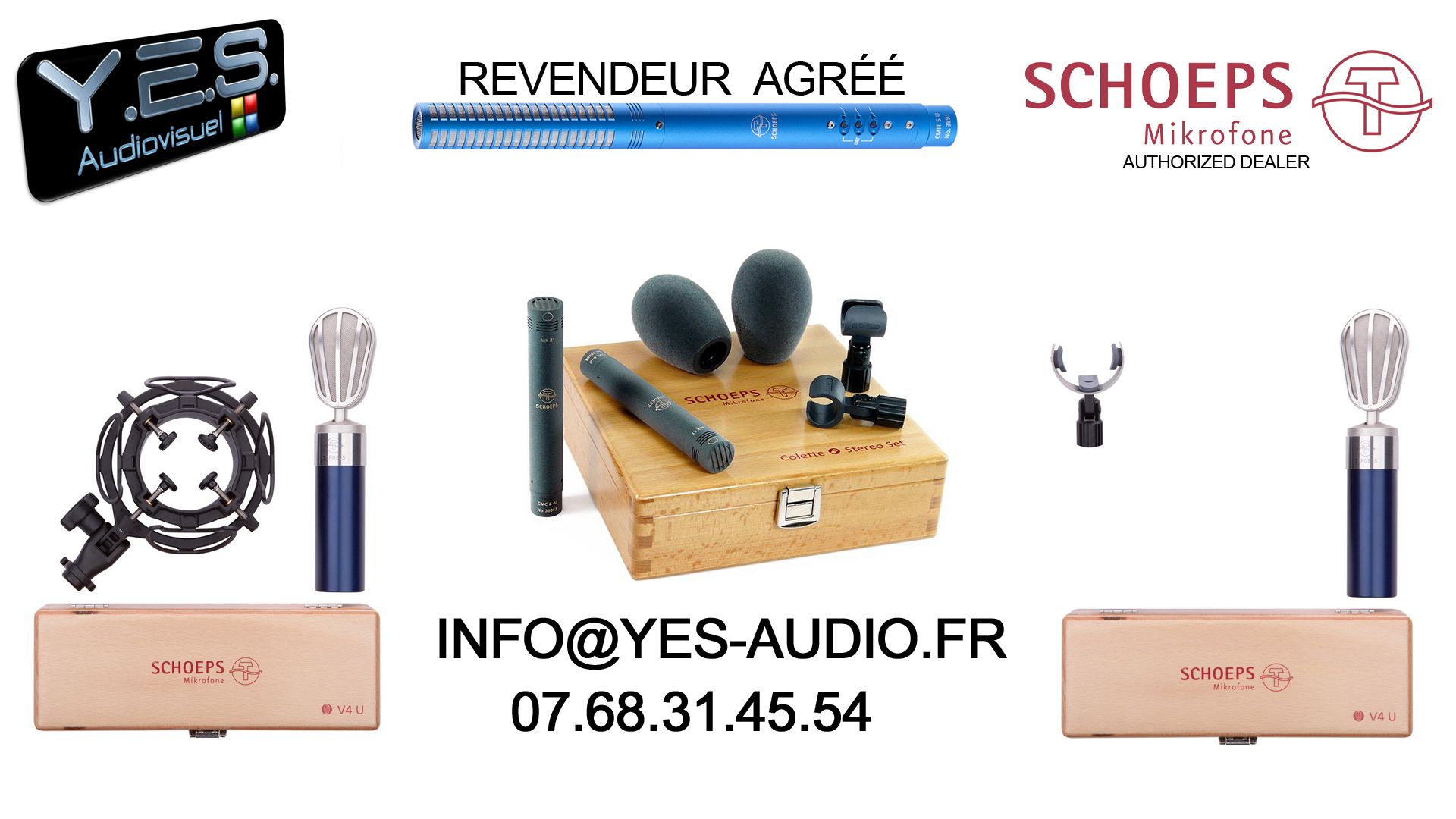 YesAudio point de vente officiel Schoeps.