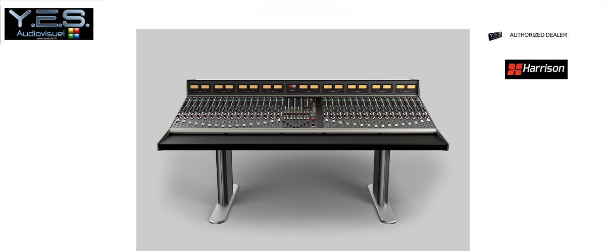 HARRISON 32C Analog & DANTE chez YesAudio