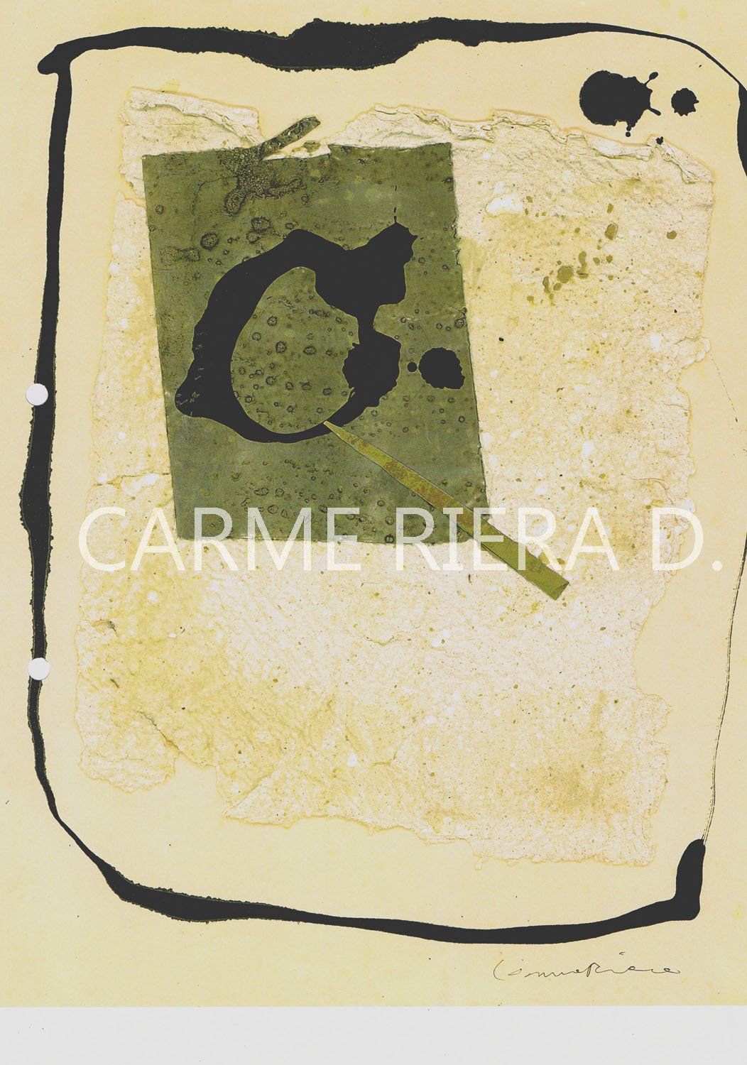 Papel y estaño, serie collage, 1994