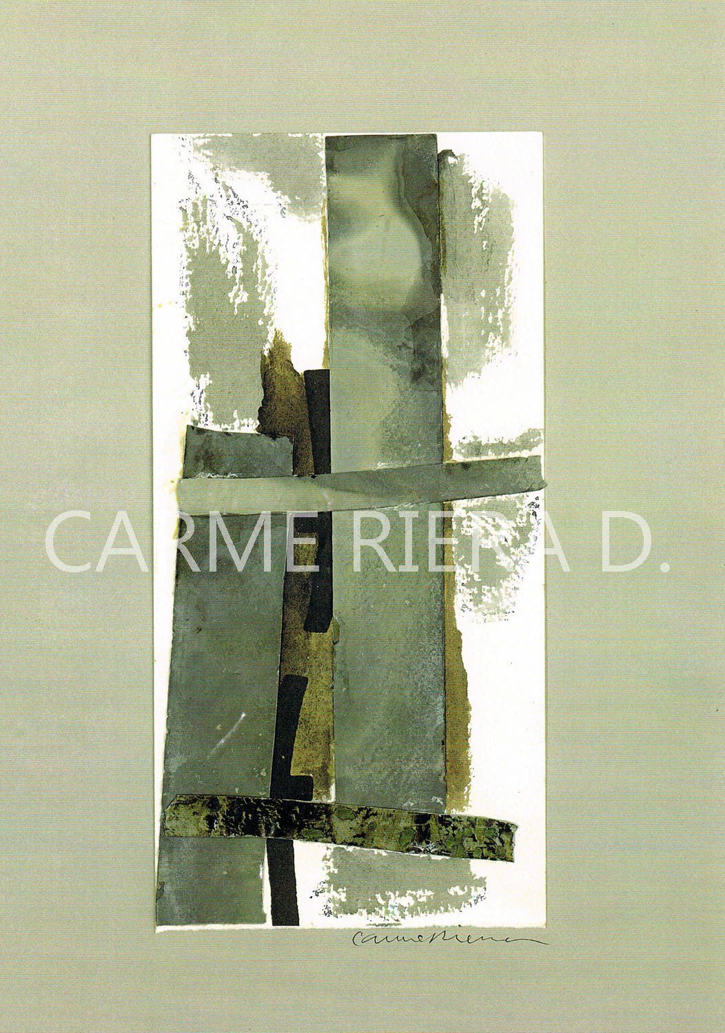 Paper i estany, serie collage, 1994