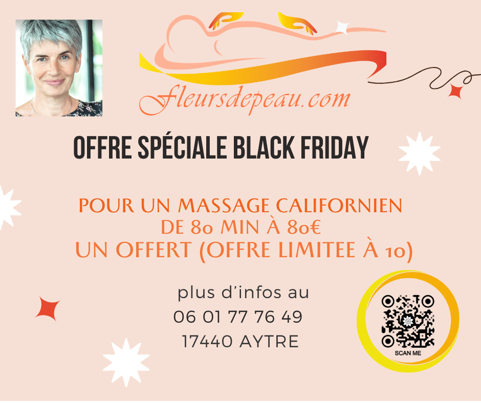 black friday novembre 2024, MASSAGE CALIFORNIEN