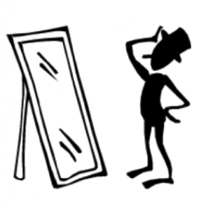 Mirror Man Cartoon Image