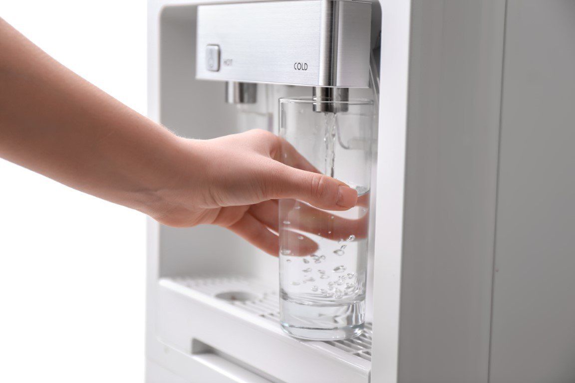 Disinfection of water dispensers