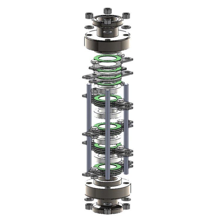 CONDIACELL® Zelle Modell ECWP D20 - Explosionszeichnung