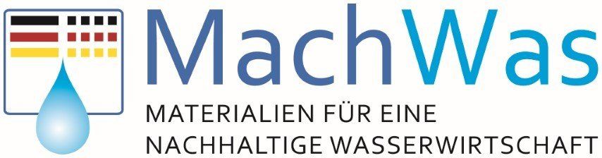 Logo Projekc MachWas - Materials for sustainable water management Logo Projekc MachWas - Materials for sustainable water management