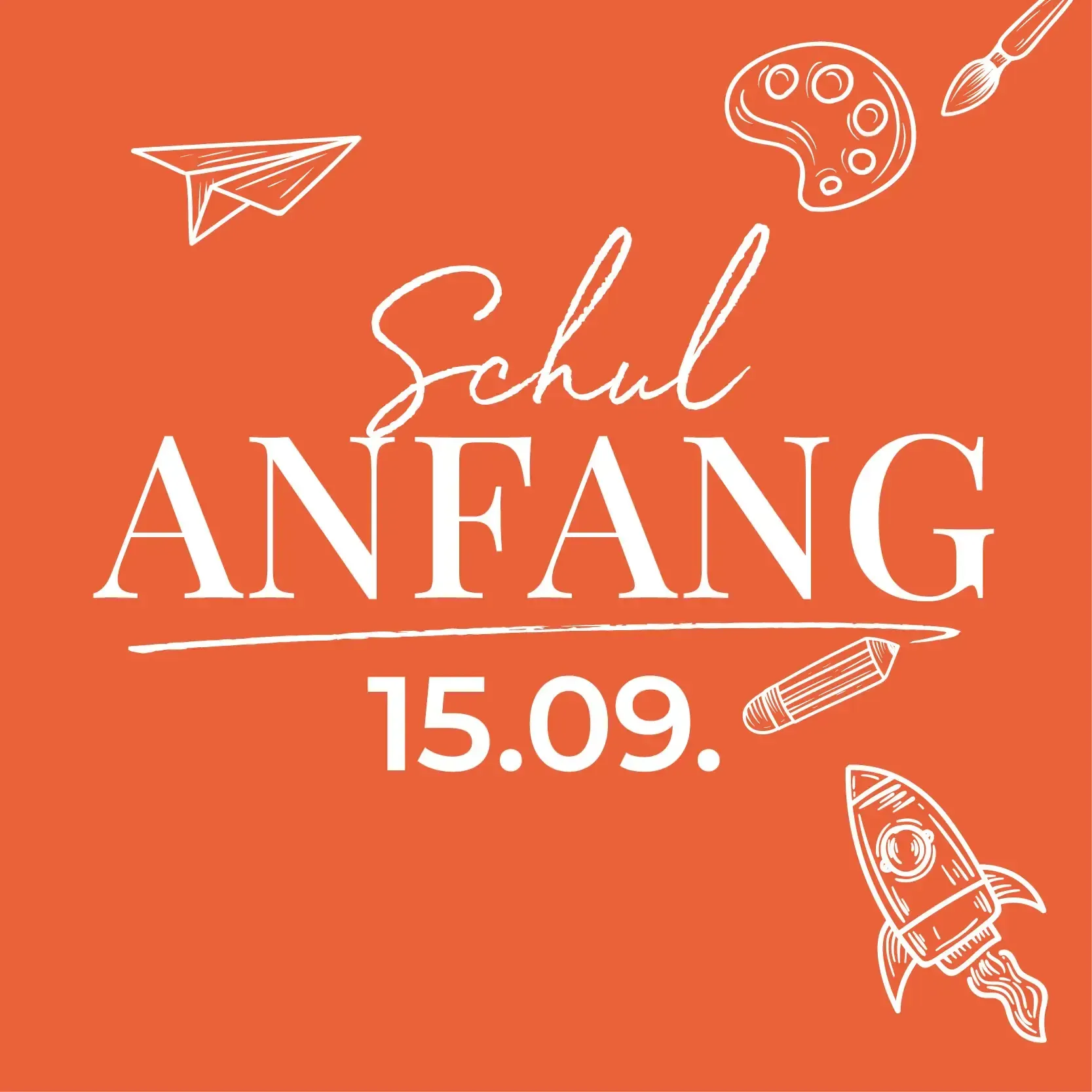 Schulanfang am 15. September mit kleiner Auswahlkarte in der Puchheimer Bürgerstuben
