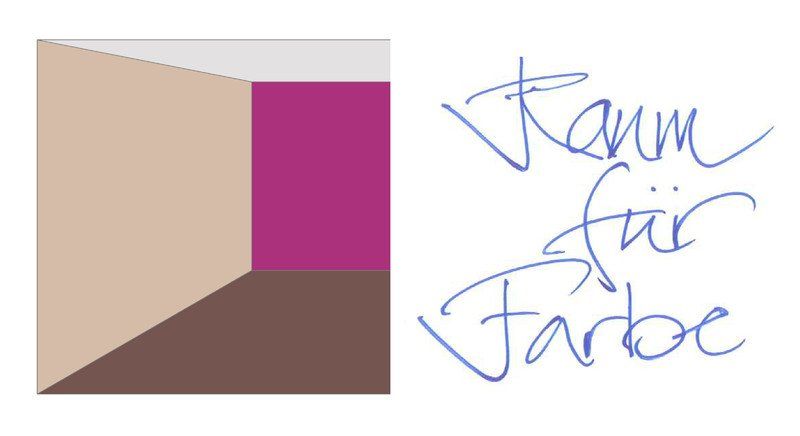 Cordula Bahm, Raum für Farbe, Karlsruhe