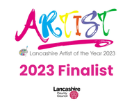 Lancashire artist of the Year Finalist logo 