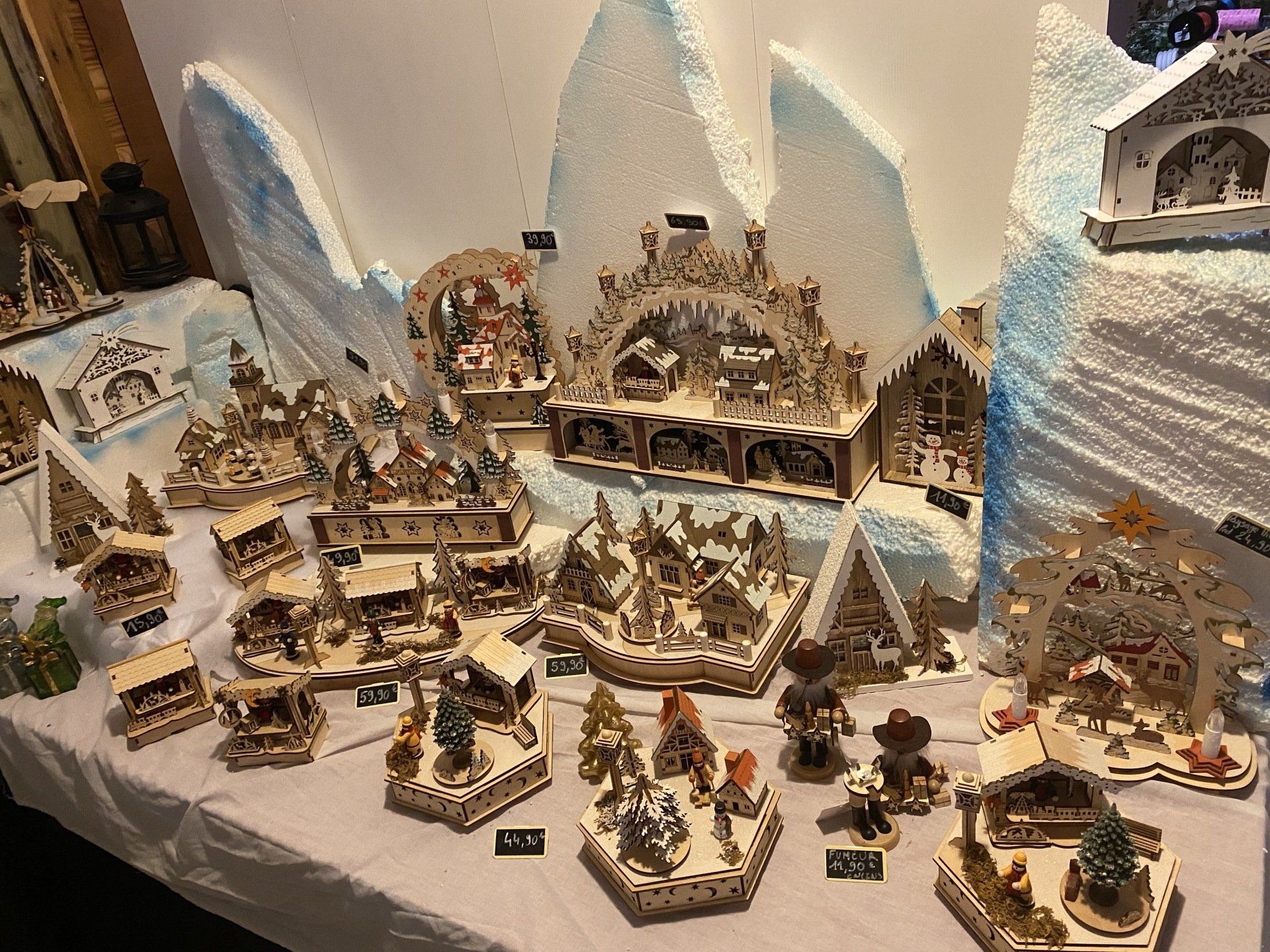 village de noel en bois