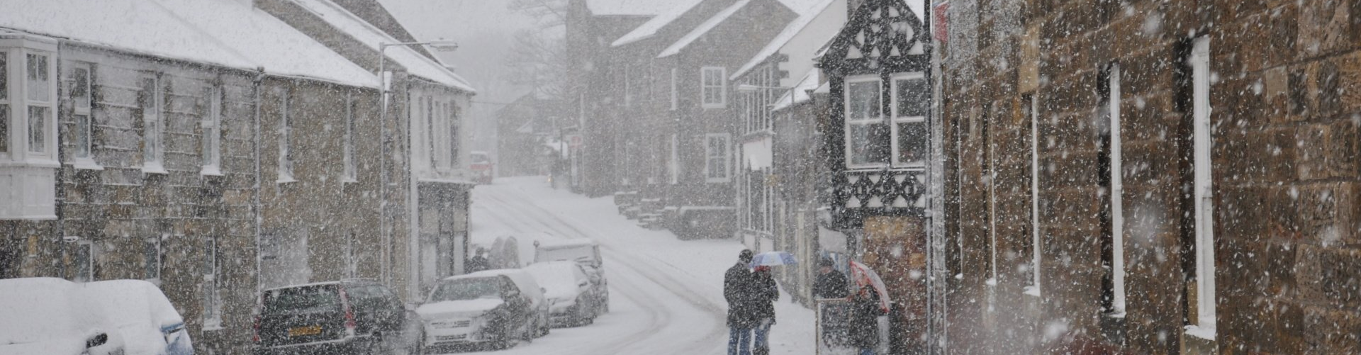 Northumberland Street on a snowy winter's day Northumberland Street on a snowy winter's day